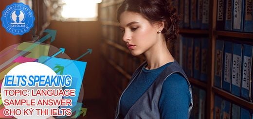 speaking trong ielts chủ đề language